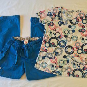 Koi Pants & UA Scrub Top Set